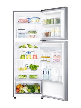 Samsung - Refrigerator/freezer - RT29K5730S8/AP - 11 pies - Top mount - 2 puertas - Luz interior LED - Estantes vidrio templado - Plata Samsung - Refrigerator/freezer - RT29K5730S8/AP - 11 pies - Top mount - 2 puertas - Luz interior LED - Estantes vidrio templado - Plata