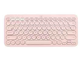 Logitech K380 Multi-Device Bluetooth Keyboard - Teclado - inalámbrico - Bluetooth 3.0 - QWERTY - español - rosa