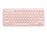 Logitech K380 Multi-Device Bluetooth Keyboard - Teclado - inalámbrico - Bluetooth 3.0 - QWERTY - español - rosa