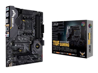 ASUS TUF GAMING X570-PLUS (WI-FI) - Placa base - ATX - Socket AM4 - AMD X570 Chipset - USB-C Gen2, USB 3.2 Gen 1, USB 3.2 Gen 2 - Bluetooth, Gigabit LAN, Wi-Fi - Tarjeta gráfica (CPU necesaria) - HD Audio (8-canales) ASUS TUF GAMING X570-PLUS (WI-FI) - Placa base - ATX - Socket AM4 - AMD X570 Chipset - USB-C Gen2, USB 3.2 Gen 1, USB 3.2 Gen 2 - Bluetooth, Gigabit LAN, Wi-Fi - Tarjeta gráfica (CPU necesaria) - HD Audio (8-canales)