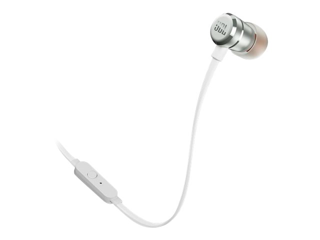 JBL TUNE 290 - Auriculares internos con micro - en oreja - cableado - conector de 3,5 mm - plata JBL TUNE 290 - Auriculares internos con micro - en oreja - cableado - conector de 3,5 mm - plata