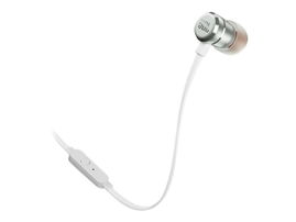 JBL TUNE 290 - Auriculares internos con micro - en oreja - cableado - conector de 3,5 mm - plata