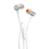 JBL TUNE 290 - Auriculares internos con micro - en oreja - cableado - conector de 3,5 mm - plata