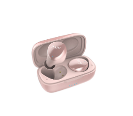 iLuv Bubble Gum True Wireless Air - Auriculares inalámbricos con micro - en oreja - Bluetooth - aislamiento de ruido - oro rosa