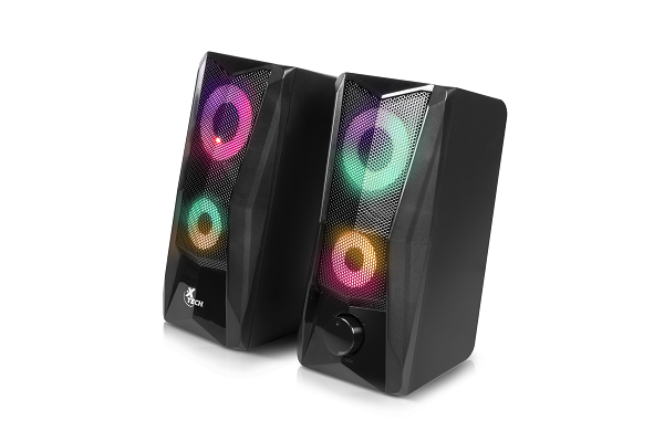 Parlantes Incendo Xtech XTS-130 - Luz LED - Conexión USB Parlantes Incendo Xtech XTS-130 - Luz LED - Conexión USB