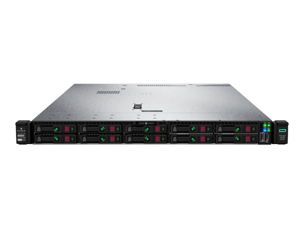 HPE ProLiant DL360 Gen10 Performance - Servidor - se puede montar en bastidor - 1U - 2 vías - 1 x Xeon Silver 4110 / hasta 3 GHz - RAM 16 GB - SATA/SAS - hot-swap 2.5 HPE ProLiant DL360 Gen10 Performance - Servidor - se puede montar en bastidor - 1U - 2 vías - 1 x Xeon Silver 4110 / hasta 3 GHz - RAM 16 GB - SATA/SAS - hot-swap 2.5