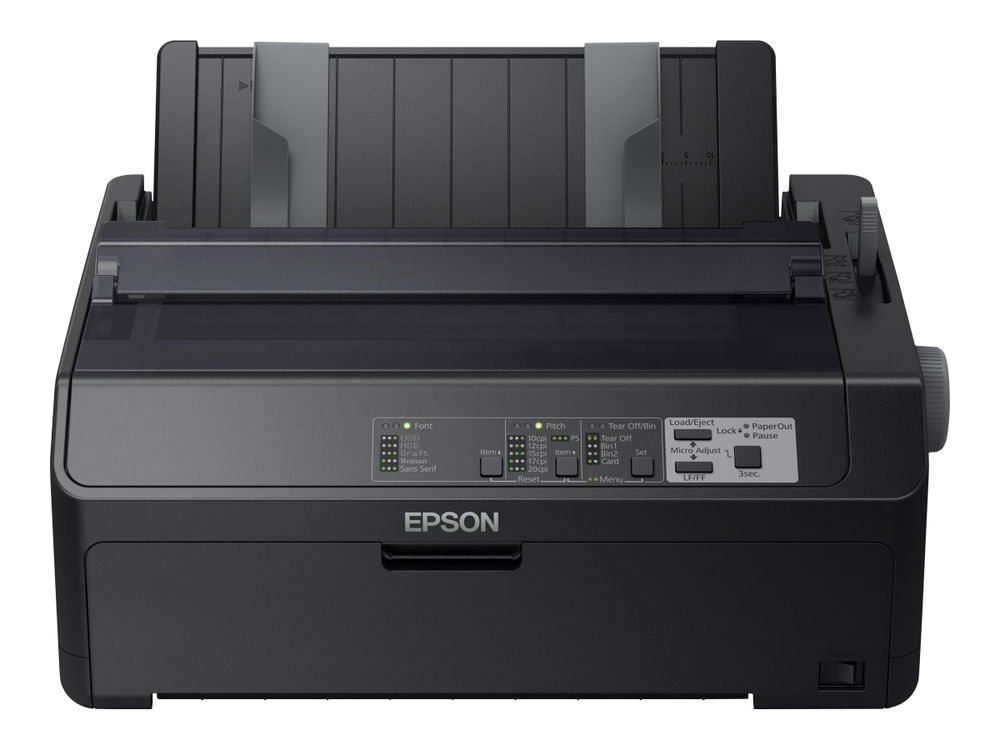 Epson FX 890II - Impresora - B/N - matriz de puntos - Rollo (21,6 cm), 254 mm (anchura) - 240 x 144 ppp - 9 espiga - hasta 738 caracteres/segundo - paralelo, USB