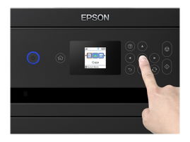 Epson EcoTank L4160 - Impresora multifunción - color - chorro de tinta - refillable - A4 (210 x 297 mm), Letter A (216 x 279 mm) (original) - A4/Legal (material) - hasta 7.7 ppm (copiando) - hasta 10.5 ppm (impresión) - 100 hojas - USB 2.0, Wi-Fi(n)