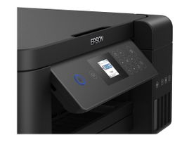 Epson EcoTank L4160 - Impresora multifunción - color - chorro de tinta - refillable - A4 (210 x 297 mm), Letter A (216 x 279 mm) (original) - A4/Legal (material) - hasta 7.7 ppm (copiando) - hasta 10.5 ppm (impresión) - 100 hojas - USB 2.0, Wi-Fi(n)