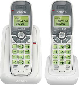Vtech CS6114-2 - Cordless phone - DECT 6.0 - White - 2 Handsets