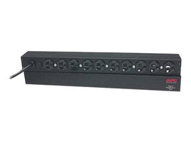 APC Basic Rack-Mount PDU - Unidad de distribución de alimentación (montaje en bastidor) - CA 120 V - 1.8 kW - input: NEMA 5-15 - conectores de salida: 10 (NEMA 5-15) - 1U - 19