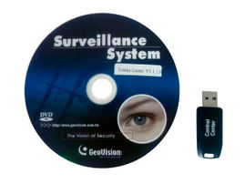 LICENCIA SOFTWARE GEOVISION GV-CONTROL CENTER CON 1 VIDEOWALL DONGLE USB