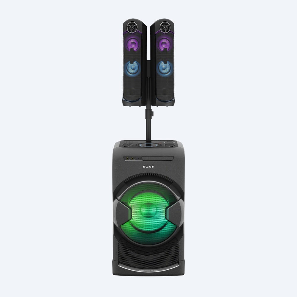 Sistema de audio en casa de alta potencia con tecnología BLUETOOTH® Sistema de audio en casa de alta potencia con tecnología BLUETOOTH®