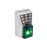 (ZK MA500)Lector IP de Huella y Proximidad con Teclado Antivandálico para Exterior / Administración con software o de manera autónoma (directo en el teclado) / Relevador para chapa