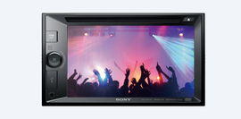 Radio para auto con pantalla táctil de 15,7 cm (6,2 pulg.) de DVD con BLUETOOTH®