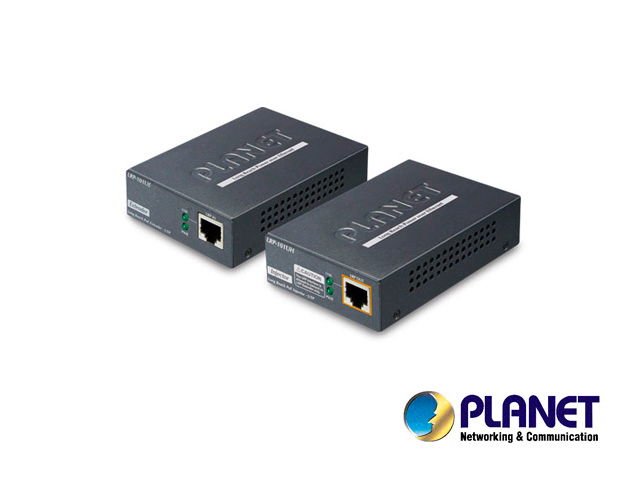 Kit Transmisor y Receptor PoE de Largo Alcance sobre UTP a 2 hilos hasta 500m