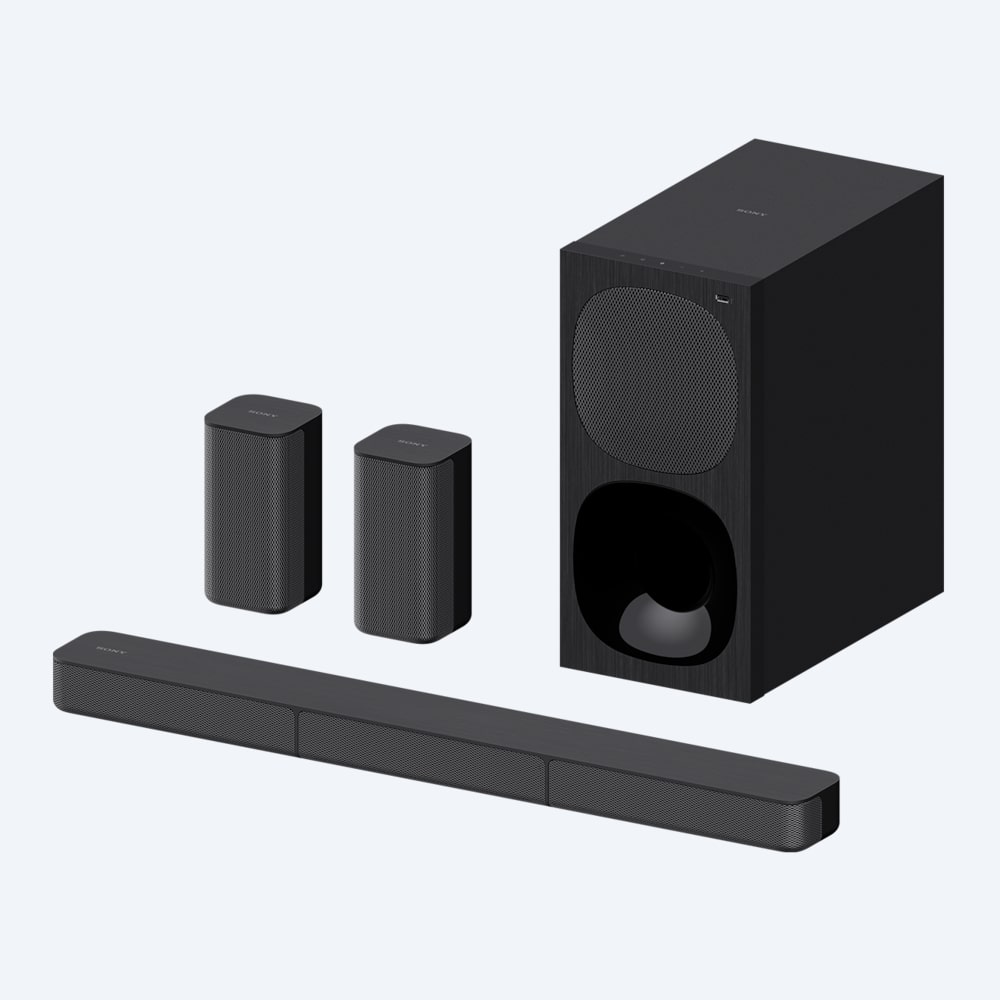 Sistema de teatro en casa de 5.1 canales con barra de sonido | HT-S20R