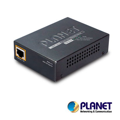 INYECTOR ULTRA PoE DE UN SOLO PUERTO / PLANET POE-171 / VELOCIDAD DE TRANSMISION 10/100/1000 Mpbs / VOLTAJE DE ENTRADA 54V CC / 65W CONSUMO / ESTANDAR PoE IEEE 802.3 at. INYECTOR ULTRA PoE DE UN SOLO PUERTO / PLANET POE-171 / VELOCIDAD DE TRANSMISION 10/100/1000 Mpbs / VOLTAJE DE ENTRADA 54V CC / 65W CONSUMO / ESTANDAR PoE IEEE 802.3 at.