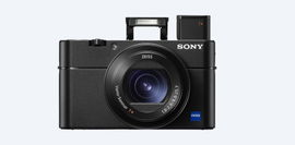 Cámara compacta RX100 V premium con sensor tipo 1.0 y rendimiento de AF superior