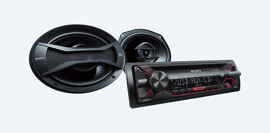 Radio para auto de CD con 2 parlantes de 6 x 9 pulg., CXS-G1269U