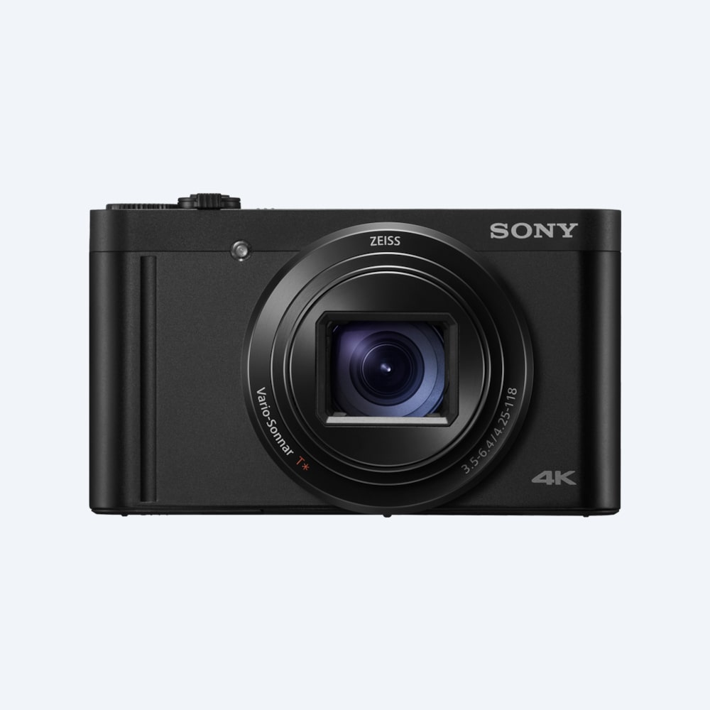 Cámara compacta WX800 con zoom de largo alcance | Grabación 4K