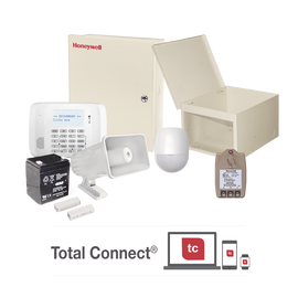 Kit de Alarma Residencial con Sensor de Movimiento y Contactos Magnéticos, Incluye Sirena, Batería y Transformador