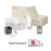 Kit de Alarma Residencial con Sensor de Movimiento y Contactos Magnéticos, Incluye Sirena, Batería y Transformador