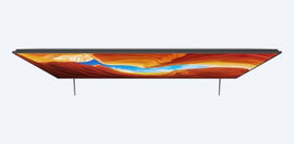 X-Motion Clarity, 139 cm/55 pulg., modo automático, bisel negro, soporte plateado oscuro