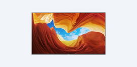 X-Motion Clarity, 139 cm/55 pulg., modo automático, bisel negro, soporte plateado oscuro