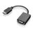 Lenovo HDMI / VGA 0,20 m Negro