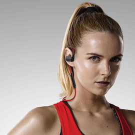 Jabra Sport Pace - Auriculares internos con micro - en oreja - montaje encima de la oreja - Bluetooth - inalámbrico - rojo