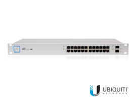 Switch administrable UniFi de 24 puertos, 250 Watts