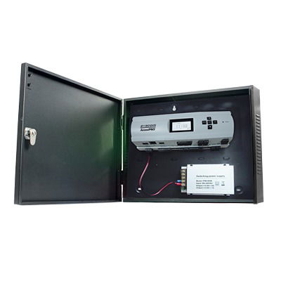 Controlador de Acceso / 4 Puertas / Biometría Integrada / 3,000 Huellas / Compatible con Sistemas de Elevadores (10 Pisos) / Incluye Gabinete y Fuente de Alimentación 12VCD/5A Controlador de Acceso / 4 Puertas / Biometría Integrada / 3,000 Huellas / Compatible con Sistemas de Elevadores (10 Pisos) / Incluye Gabinete y Fuente de Alimentación 12VCD/5A