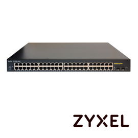 SWITCH ZYXEL GS1900-48HP 24 PUERTOS RJ45 10/100/1000 Mbps + 24 PUERTOS RJ45 10/100/1000 Mbps con POE AF/AT + 2 PUERTOS SFP 1000 Mbps ADMINISTRABLE-L2 ENERGIA TOTAL 170W NO ES COMPATIBLE CON NEBULA