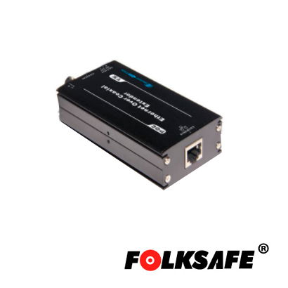 CONVERTIDOR COAX A ETHERNET POE FS-EPOC7001T TRANSMISOR1CH