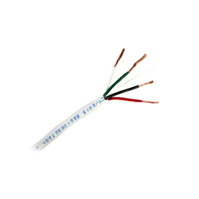 Cable Calibre 18, 4 Conductores, 305 Metros, Color Blanco, Hecho en México Cable Calibre 18, 4 Conductores, 305 Metros, Color Blanco, Hecho en México