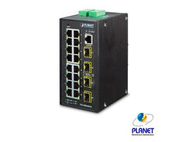 Switch Administrable Industrial 16 puertos Gigabit Ethernet + 4 SFP