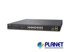 Switch Administrable Capa 2 de 16 puertos 10/100/1000T + 2 puertos SFP 100/1000X Switch Administrable Capa 2 de 16 puertos 10/100/1000T + 2 puertos SFP 100/1000X