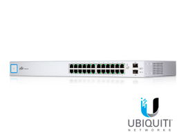 Switch UniFi capa 2 administrable de 26 puertos Gigabit (24 eth. y 2 SFP) Throughput 38.69 Mpps