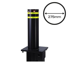 Pilona o Bolardo Neumático / 100% Acero, Pintura Negra para Exterior / Alta Velocidad / 275MM Diámetro Pilona o Bolardo Neumático / 100% Acero, Pintura Negra para Exterior / Alta Velocidad / 275MM Diámetro