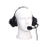 Auriculares con orejeras acolchonadas de gel con micrófono flexible con cancelación de ruido para radios KENWOOD TK-480/2180/3180, NX200/300/410/5000
