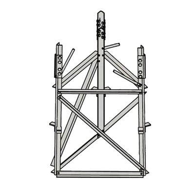 Base para Sección 6 de torre Autosoportada RSL.
