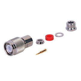 Conector TNC Macho Rosca Izquierda para cables RG-58/U, RG-142/U. Conector TNC Macho Rosca Izquierda para cables RG-58/U, RG-142/U.