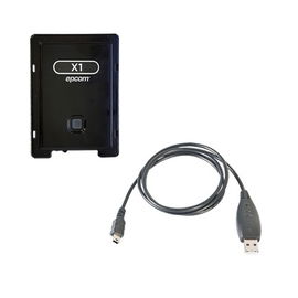 1 Localizador para caja de trailer con batería de larga duración. y 1 Cable de programación para equipo X1.