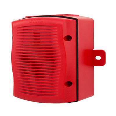 Bocina para Exterior, Montaje en Pared, Color Rojo Bocina para Exterior, Montaje en Pared, Color Rojo