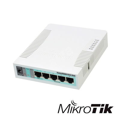 MikroTik RouterBOARD RB951G-2HnD - Punto de acceso inalámbrico - GigE - Wi-Fi - 2.4 GHz MikroTik RouterBOARD RB951G-2HnD - Punto de acceso inalámbrico - GigE - Wi-Fi - 2.4 GHz