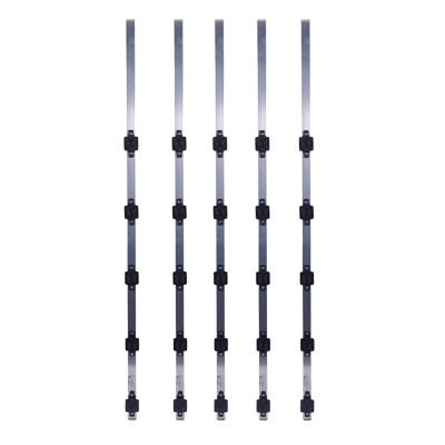 (5 Piezas) Poste de Paso de 1.2m para Cerca Electrificada de PTR Cuadrado de Aluminio de 1 (5 Piezas) Poste de Paso de 1.2m para Cerca Electrificada de PTR Cuadrado de Aluminio de 1