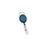 Retractable Badge Holder Reels.  Blue.  10 pcs.