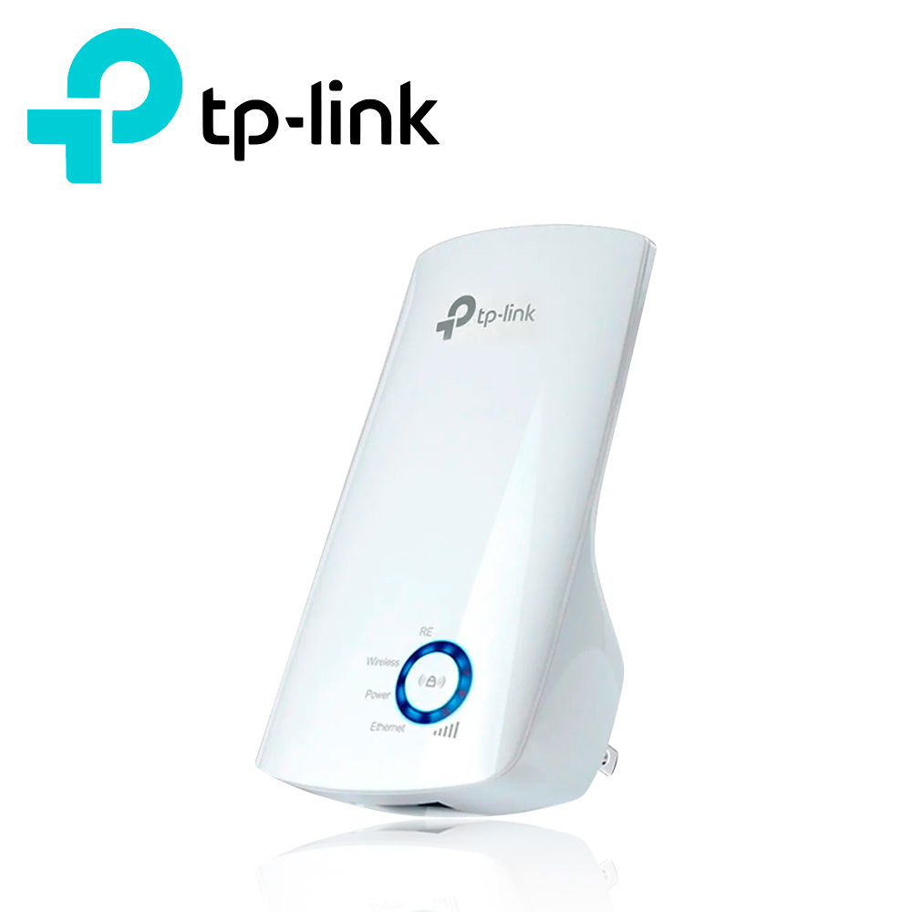 TP-Link TL-WA850RE - Extensor de alcance Wi-Fi de 300 Mbps - 300Mbps a 2.4GHz-2 × antenas internas - 1 × puerto de 10/100 Mbps - enchufado a la pared