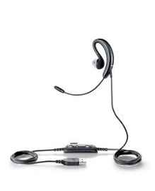 Jabra UC Voice 250 MS Auriculares gancho de oreja, Dentro de oído Negro